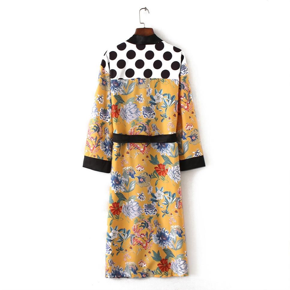 Printed Kimono with Artisanal Coastal Charm