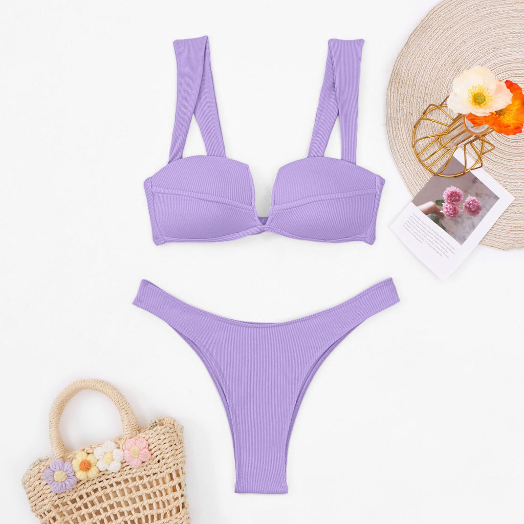 Beach Ready! U-Shaped Women's Bikini Set for 2026!